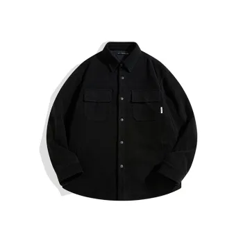 PEACEBIRD MEN Administrative Shirt Style Jacket Casual Coat Unisex