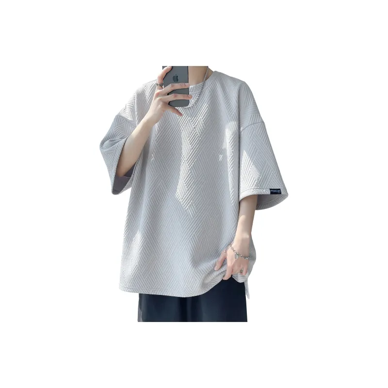 JUNGLE PANDA Versatile Crew Neck Short Sleeved T Shirts Unisex-10