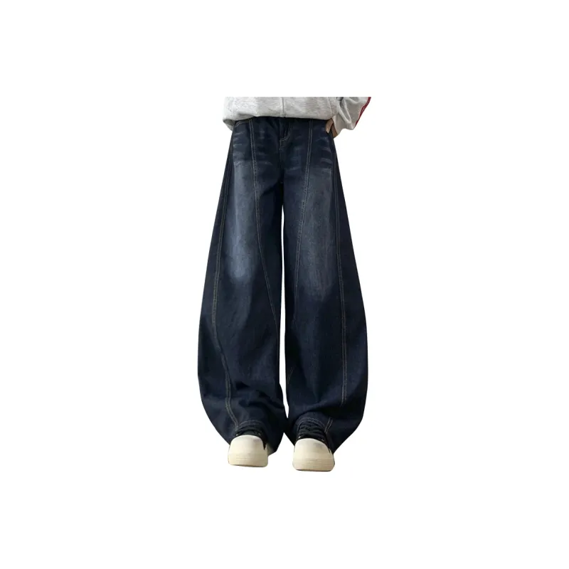 Aolx Jeans Unisex Dark Blue-0
