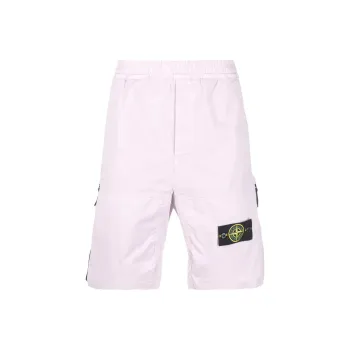 STONE ISLAND Casual Shorts Men Pink
