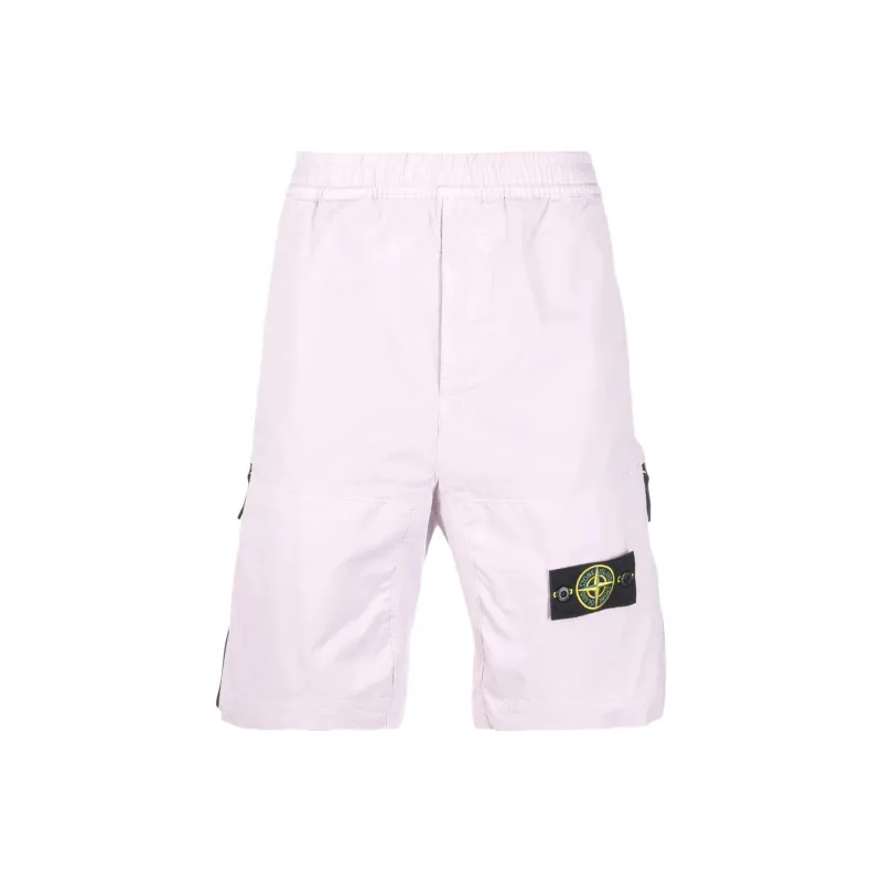 STONE ISLAND Casual Shorts Men Pink-0