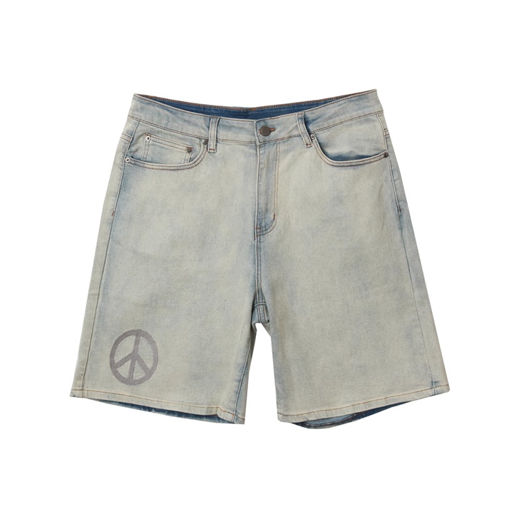 XMXX SUPPLY Denim Shorts Men Distressed Color - POIZON