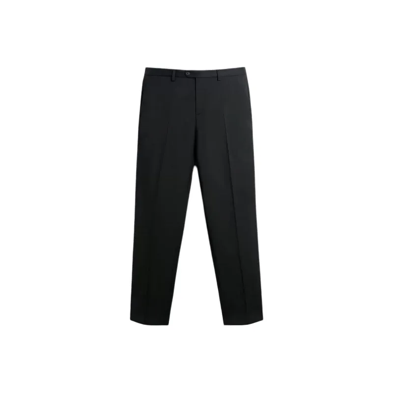 ZARA Suit Trousers Men Black-0