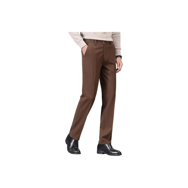 Red bean Suit Trousers Men-10