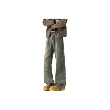 WARNING LIGHT Jeans Unisex Gray