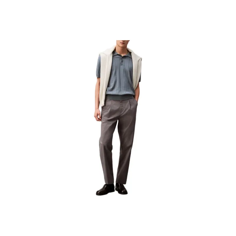 CALVIN KLEIN Casual Pants Men's Gray-0