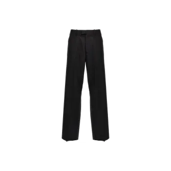 RAF SIMONS Logo Patch Straight-Leg Trousers