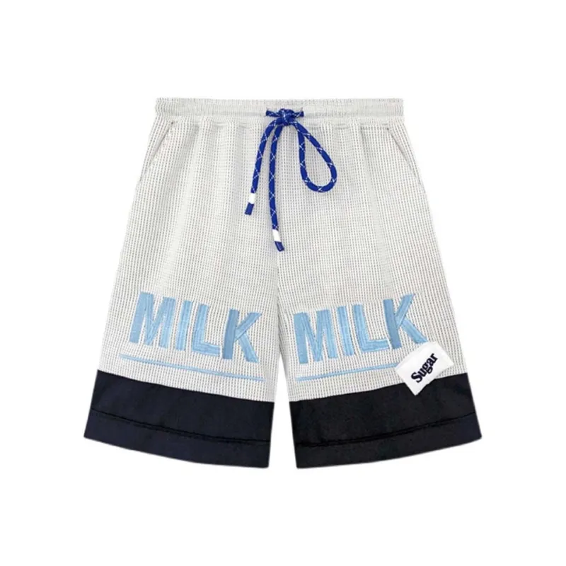 VALLEYOUTH Shorts Unisex Blue White-0