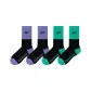 4-Pack (2 Black Blue+2 Black Green)