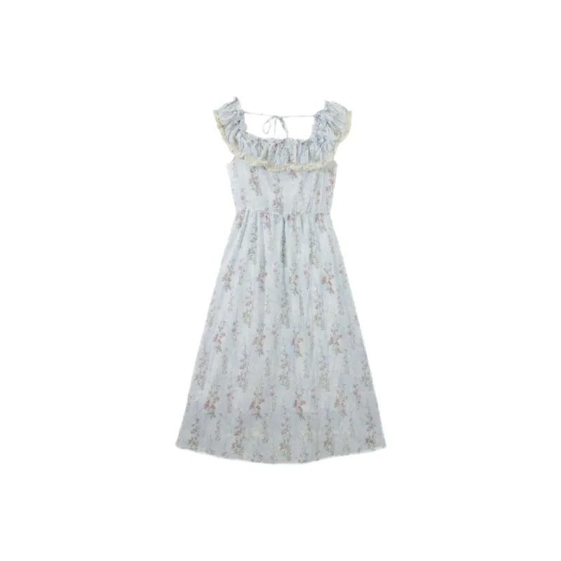 ABBY GODDESS Slip Dress Women's Sky Blue-1