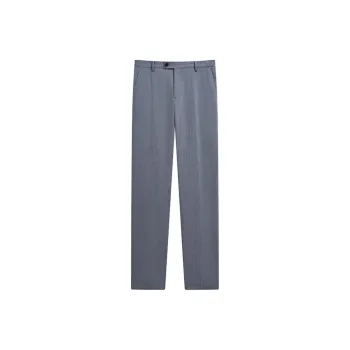 ZIOZIA Suit Trousers Men Gray