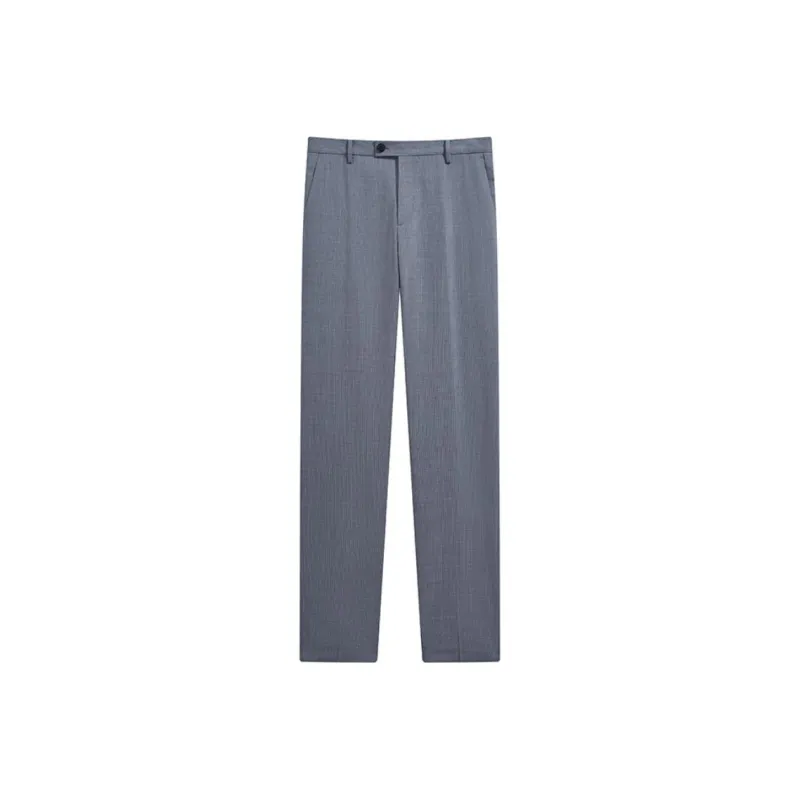 ZIOZIA Suit Trousers Men Gray-0
