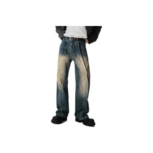 ALL IN Jeans Mens Elegant Apricot's Vintage Blue