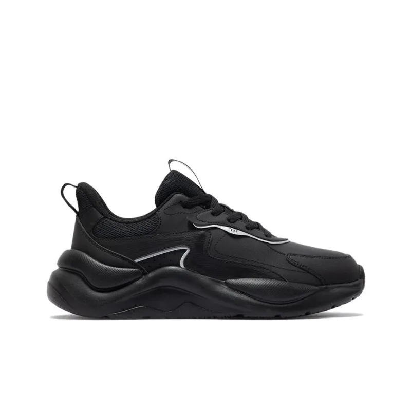 361° Life Collection Non slip Wear resistant Shock Absorption Low Top Casual Shoes Men's Black-1