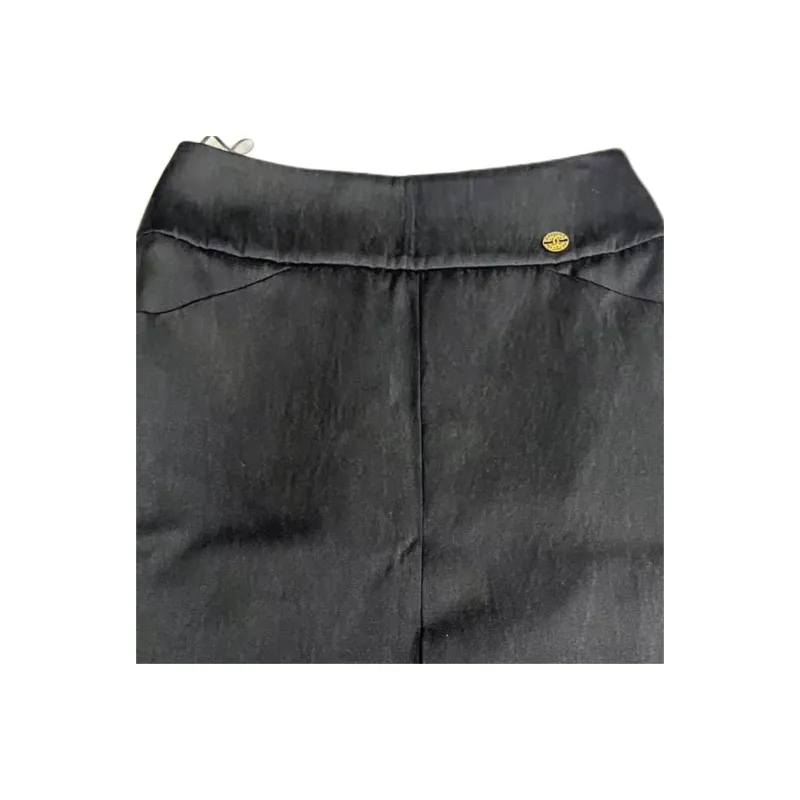 CHANEL Casual Long Skirt Women's Black-2