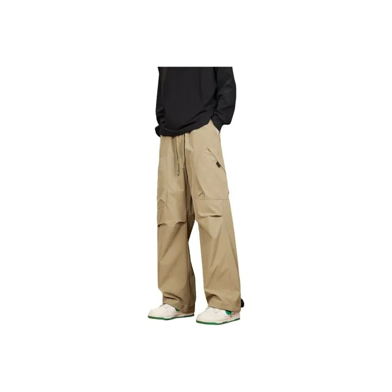 NOME Urban Techwear Straight Fit Wide Leg Cargo Pants Unisex-14