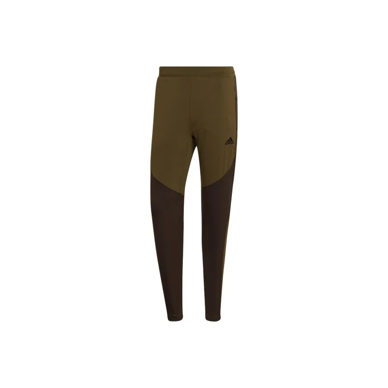 Adidas Knitted Sports Pants Men's Brown-0