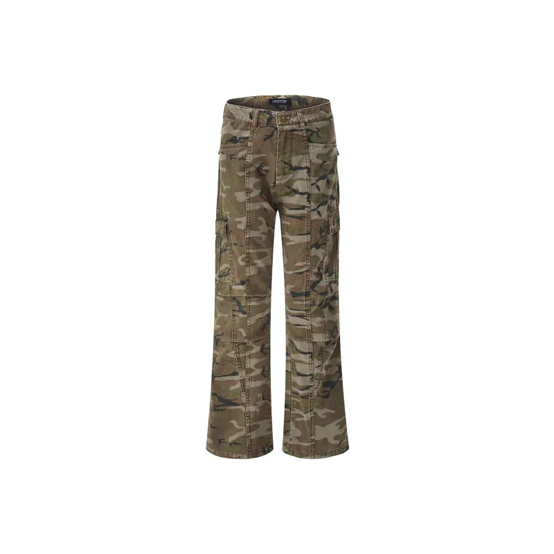 URS GGON Cargo Pants Unisex Camouflage-0