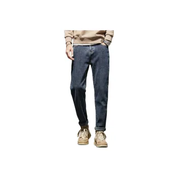 DEBRAND Jeans Men Blue Gray