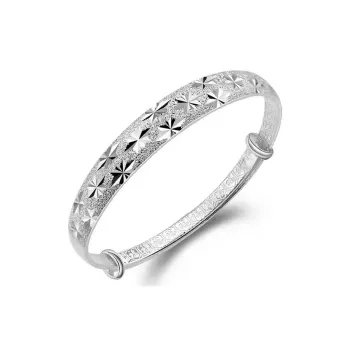 U state S999 Fine Silver Sterling Silver Bracelets Women's