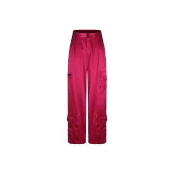 VANN VALRENCÉ Suit Trouser Unisex Fuchsia