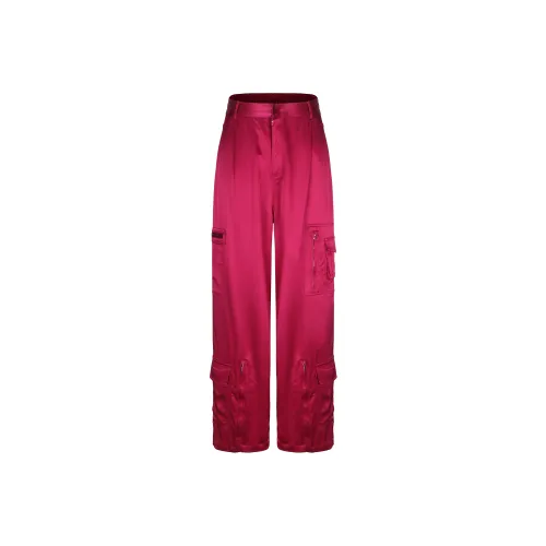 VANN VALRENCÉ Suit Trouser Unisex Fuchsia