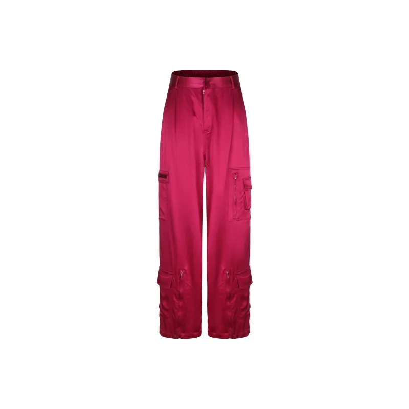 VANN VALRENCÉ Suit Trouser Unisex Fuchsia-0