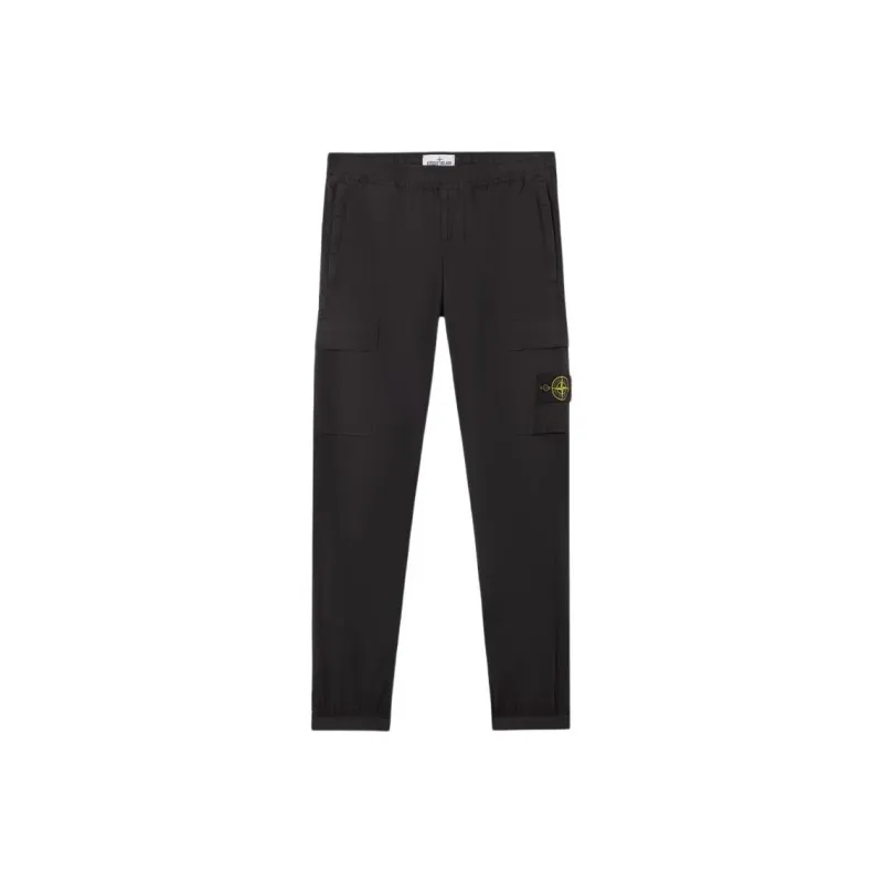 STONE ISLAND SS25 Cargo Pants Men Black-0