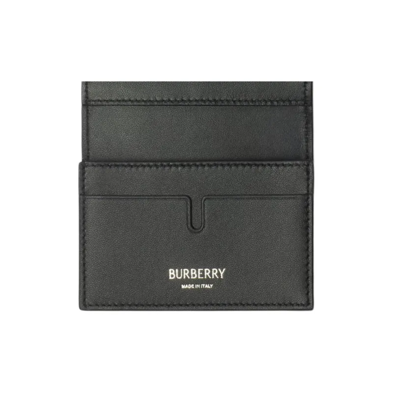 Burberry Cotton Card Holder Men's Midnight Blue-4