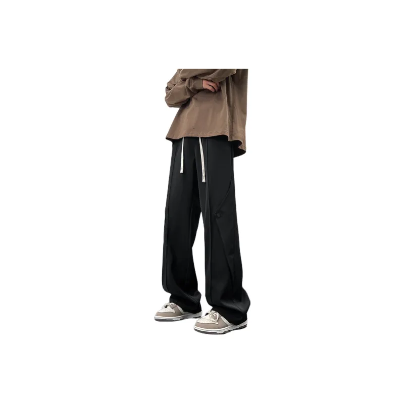 NOTFORMAD Casual Pants Unisex Fuchsia-2
