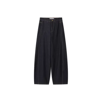 WULISHAONIAN Jeans Unisex Denim Blue