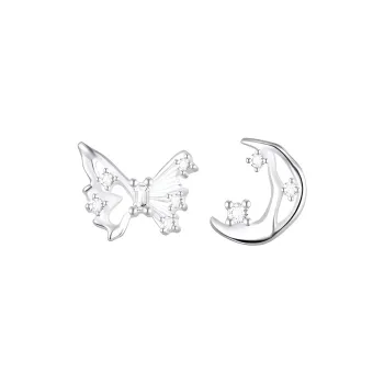 Daisy Dream 999 Fine Silver Stud Earrings Women's