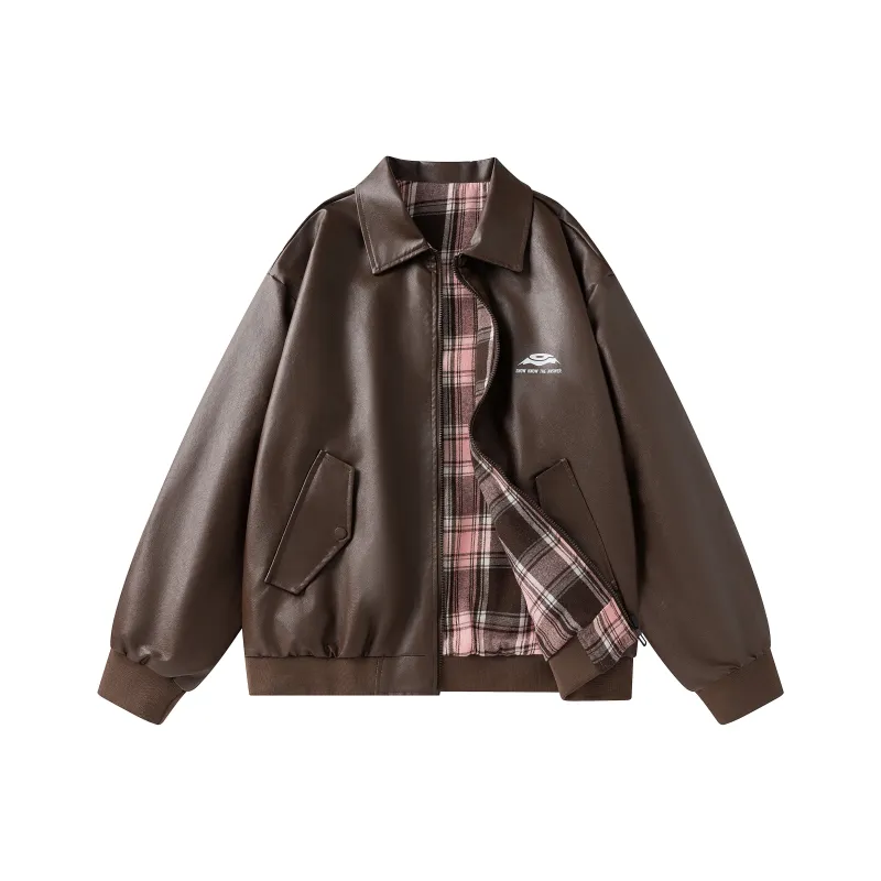 Snow Know The Answer SKTA Leather Jacket Unisex-5