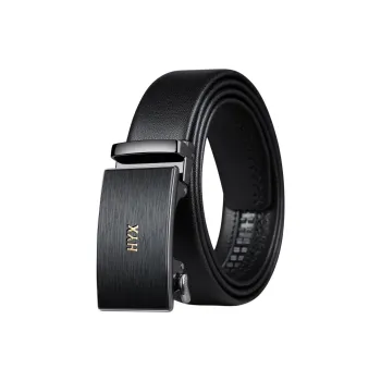 H YXIANG Split Cow Leather Cow Split Leather Belts Men's 3.5cm