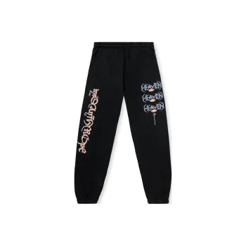 Brain Dead x Shlohmo FW24 Knitted Sports Pants Unisex Black