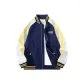 Navy Blue & Apricot