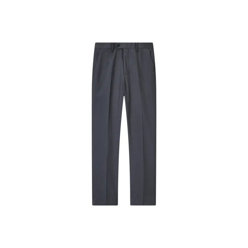 Jiumuwang Men's Pants Expert Suit Trouser Men's Gray-0