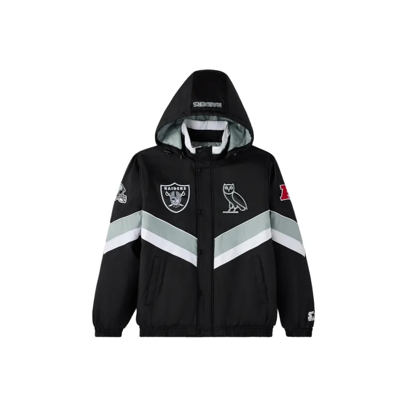 Ovo X NFL Las Vegas Raiders Starter Sideline Puffer Jacket-0