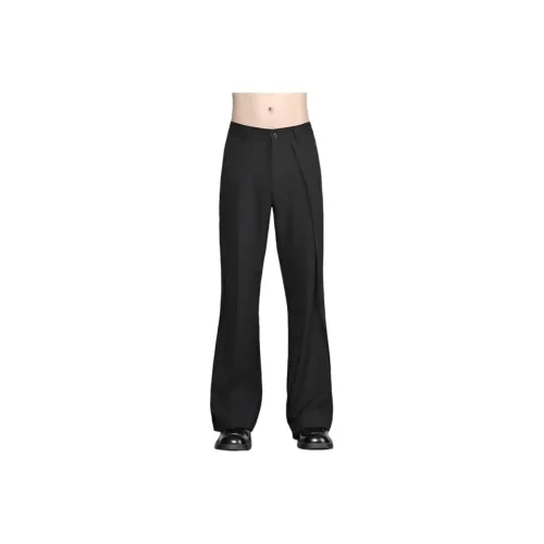 RAYSHOW Suit Trousers Men Black