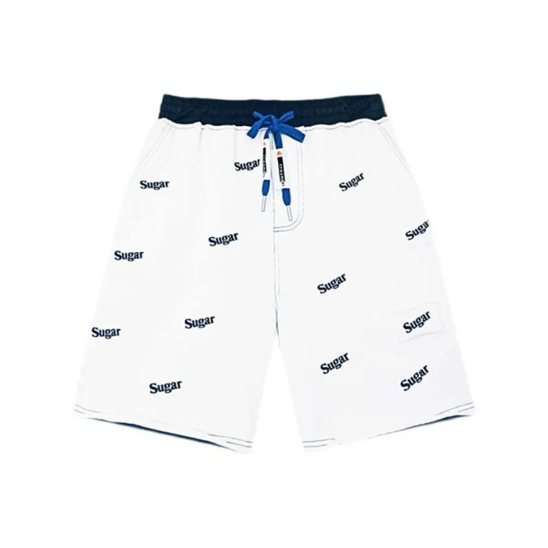 VALLEYOUTH Shorts Unisex Blue White-0