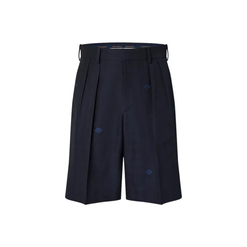 LOUIS VUITTON SS22 Casual Shorts Men's Marine Blue-0