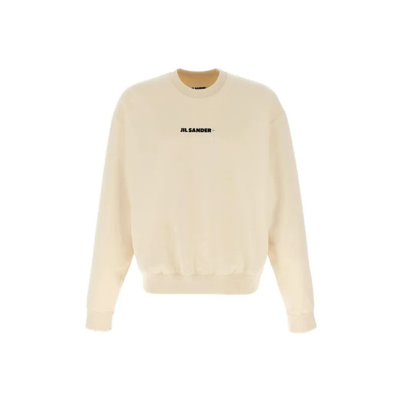 JIL SANDER + Logo Print Crewneck Sweatshirt-0