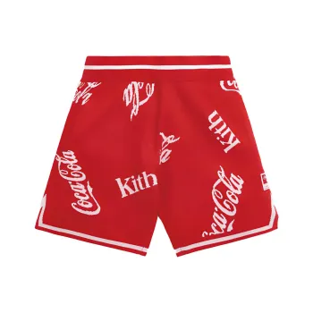 KITH X Coca Cola X Mitchell & Ness Coke Logo Short