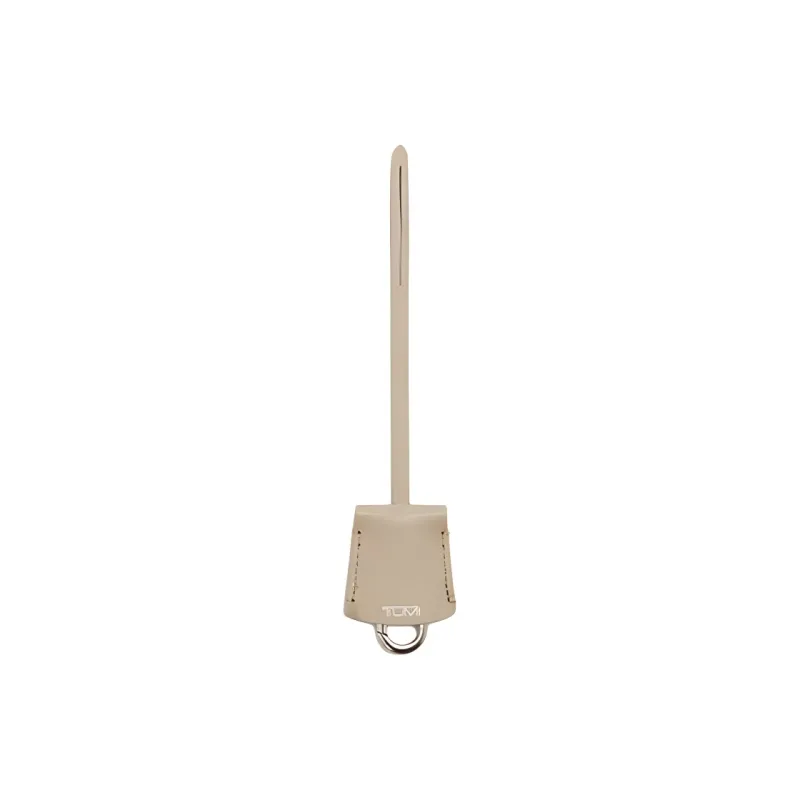 TUMI Cow Leather Charm Bag Accessory Women's Moon White-0