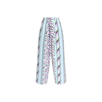 Balenciaga Color Elastic Waist Pants