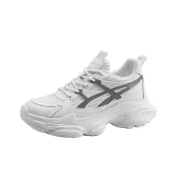 Kuding Breathable Height Increase Low Top Chunky Sneakers Men's