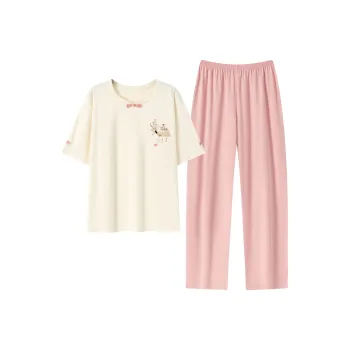 FENTENGCARE Pajama Set Women's Apricot