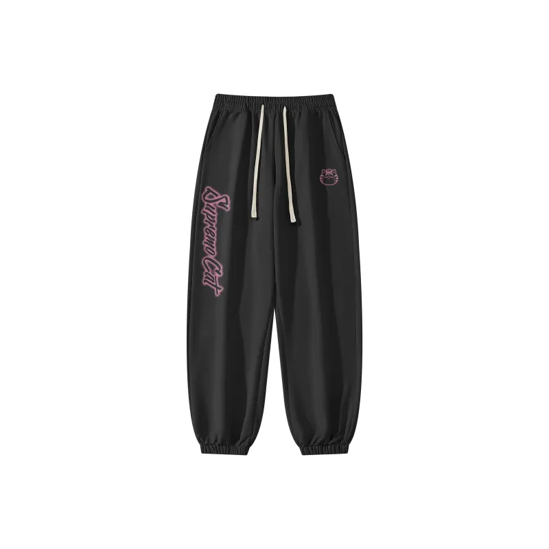 Supremo Cat Casual Pants Unisex-0