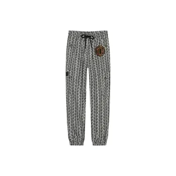 TCH Casual Pants Unisex Black White Plaid
