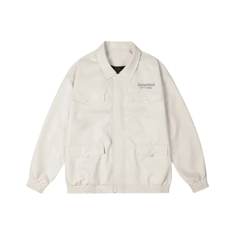 OXO OVERLOAD Leather Jacket Unisex-2